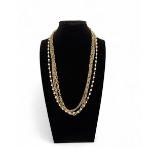 Vintage Elegant Gold Layered Necklace